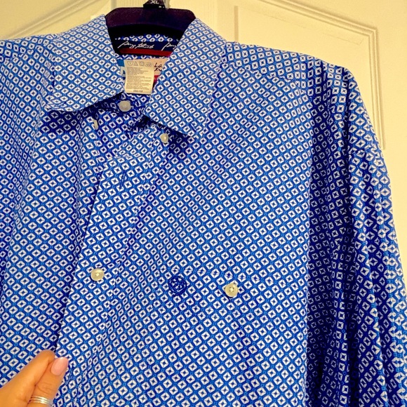 George Strait Wrangler Long Sleeve Button Up - Picture 4 of 7